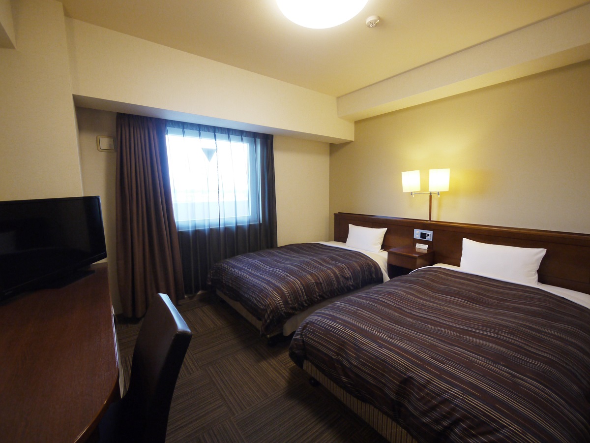 ホテルルートイン水戸県庁前  ◆加熱式たばこ専用◆ ツインルーム