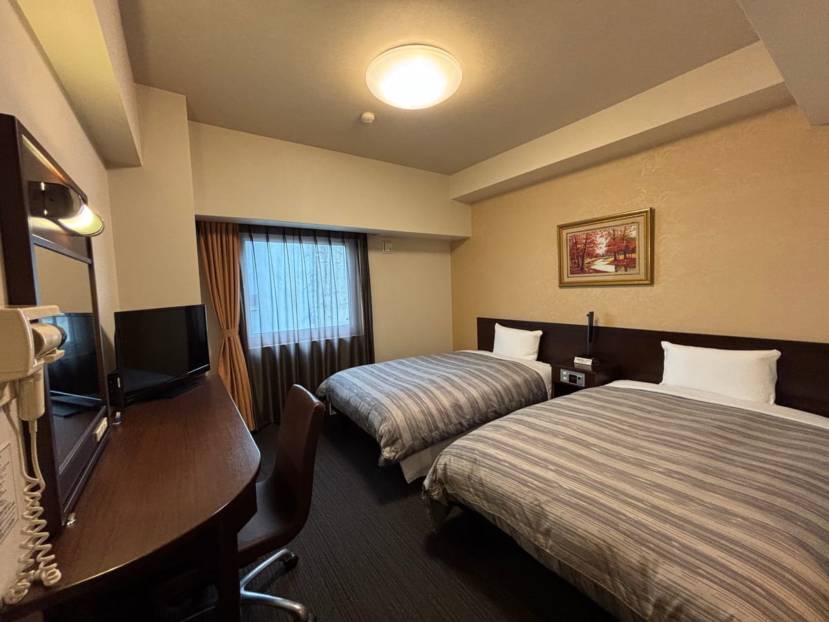 ホテルルートイン徳山駅前 ◆加熱式たばこ専用◆ ツインルーム