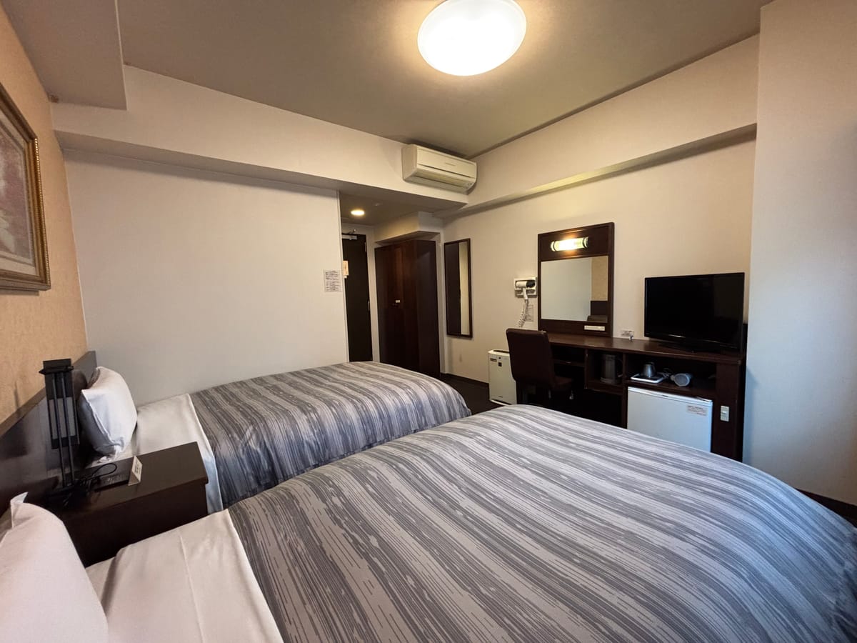 ホテルルートイン徳山駅前 ◆加熱式たばこ専用◆ ツインルーム