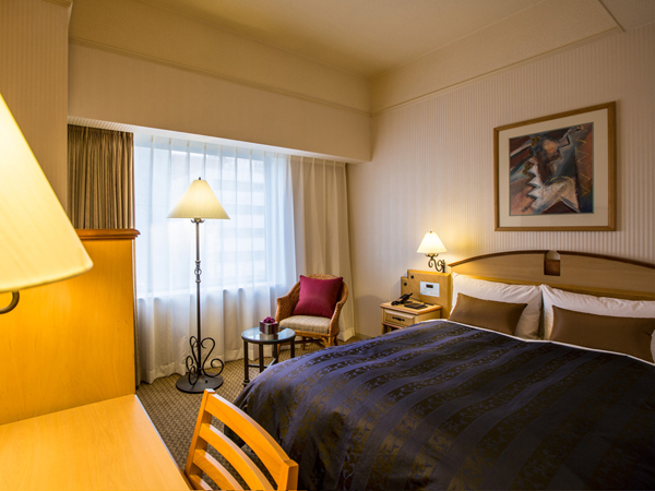 ホテルリソル札幌 中島公園 【喫煙】モダレットダブルルーム 幅140cmのダブルベッド