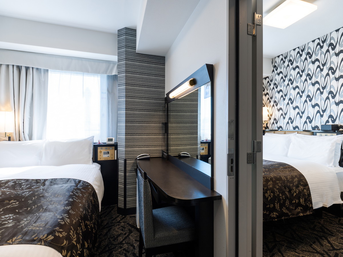 アパホテル〈なんば南 恵美須町駅〉（新世界） 【シングル×シングル】コネクトツインルーム（1名利用）