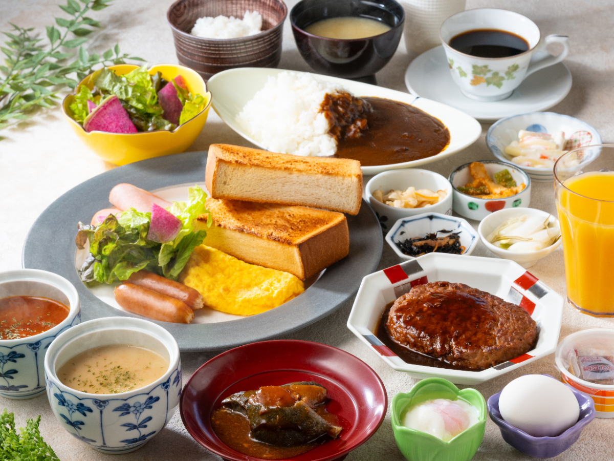 アパホテル＜日本橋浜町駅南＞ 【朝食付き】◆7時から営業◆ 4種類から選べるセットメニュー！