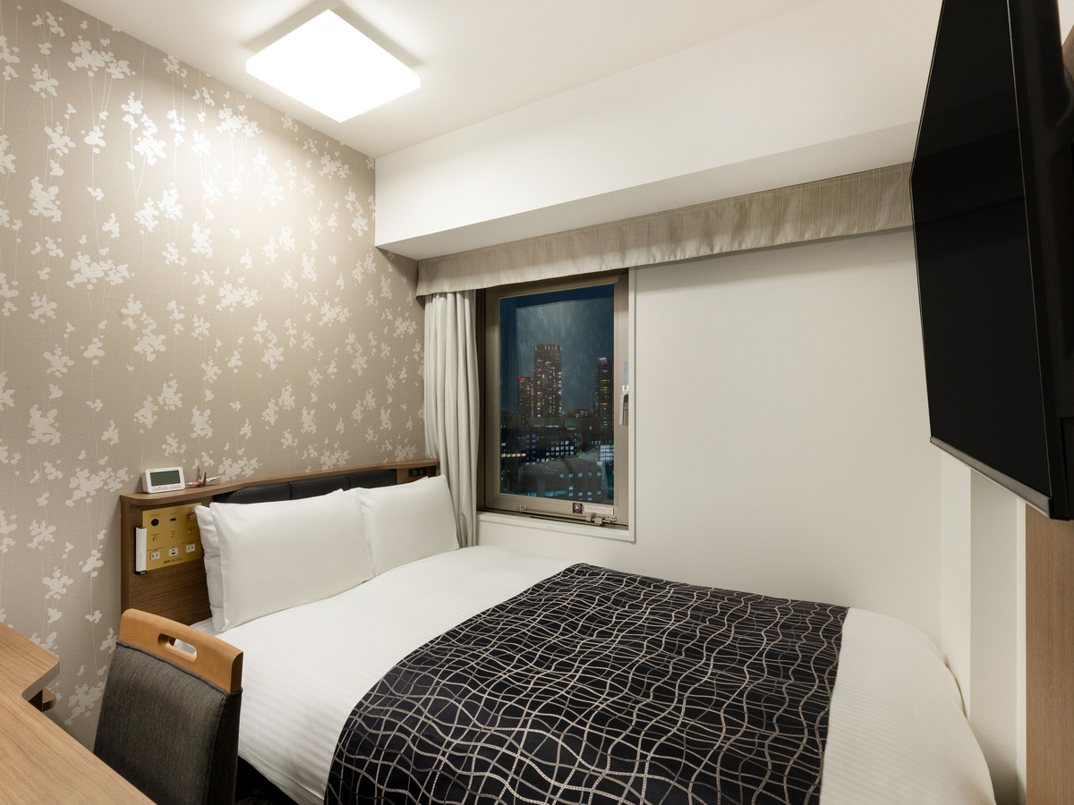 アパホテル〈大阪肥後橋駅前タワー〉(2026年9月リニューアルオープン) ダブルルーム 禁煙室【高層階】