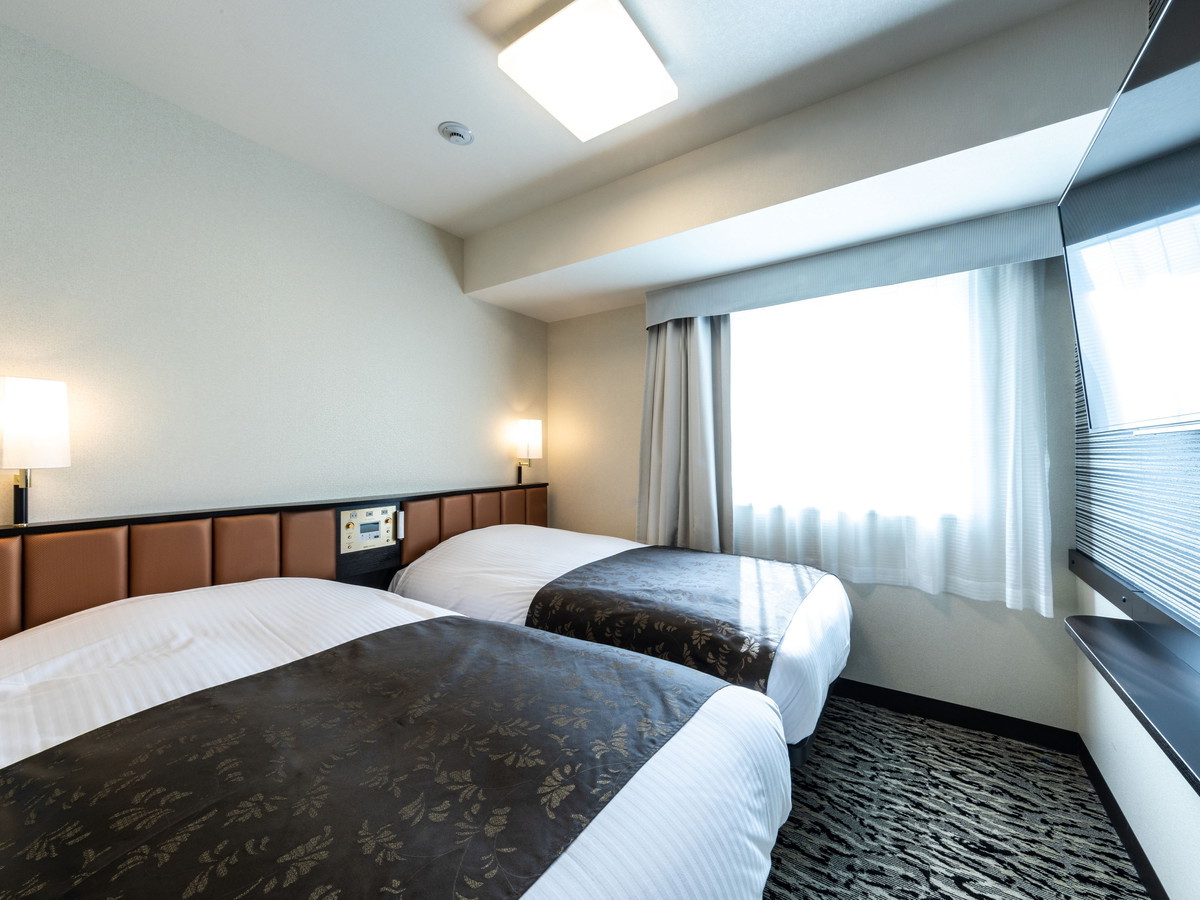 アパホテル&リゾート<横浜ベイタワー> 禁煙室カジュアルツイン【眺望なし】