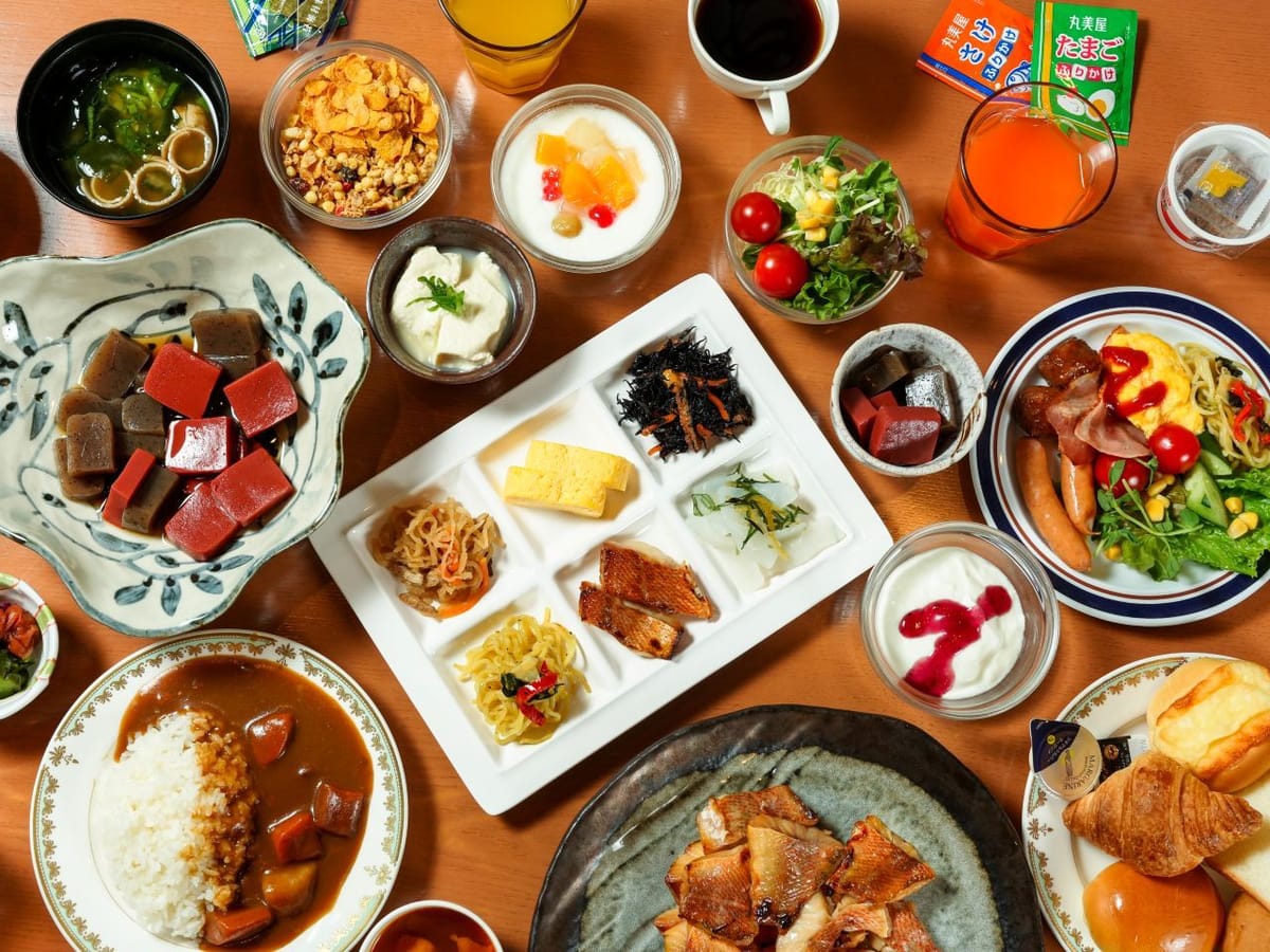 アパホテル<びわ湖 瀬田駅前> 【朝食付き】一日の始まりはおいしい朝食から。和洋ビュッフェ付きプラン