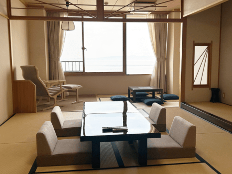 浅虫温泉 南部屋・海扇閣 <禁煙>むつ湾を見渡せる和室【10畳+4.5畳堀こたつ】