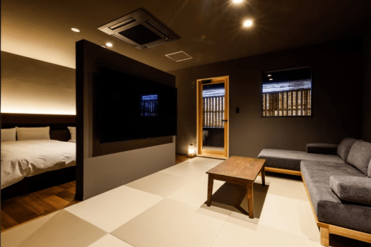 ホテルききょう ＜ダイナミックパッケージ専用＞【　半露天風呂付き客室　】1日1組限定の特別室☆★☆地元漁港から直送の特別室限定豪華メニュー！