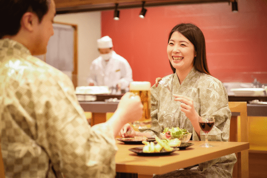 笹井ホテル 【2食付/スタンダード】『牛ステーキ&旬の天婦羅』が人気!季節のバイキング#