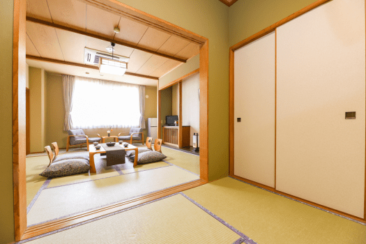 笹井ホテル 【和室二間（8畳＋4.5畳）：禁煙】バス・トイレ付