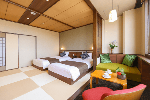 笹井ホテル リニューアル【スーペリア和ツイン：禁煙】シャワー・トイレ付