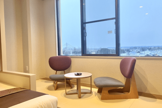 笹井ホテル 2023年12月改装！【和モダンツイン：禁煙】バス・トイレ付