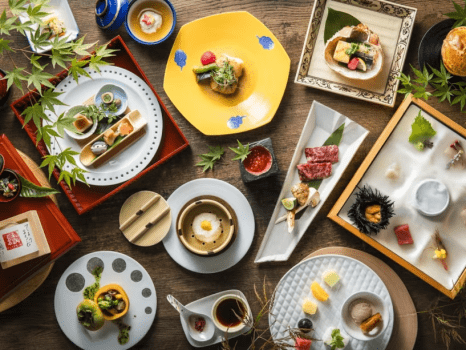 森の栖リゾート＆スパ ＜DPプラン＞【特選会席】特選された旬の食材の持ち味を生かした自慢の夕食コース♪（本館）