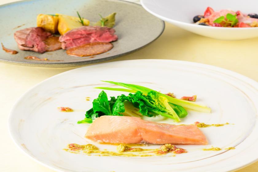 オーセントホテル小樽 【フレンチディナー】小樽の旅に美食のおもてなし／夕朝食付