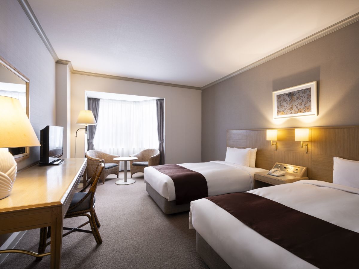 登別温泉　登別グランドホテル 【禁煙】スタンダードツイン（24平米）