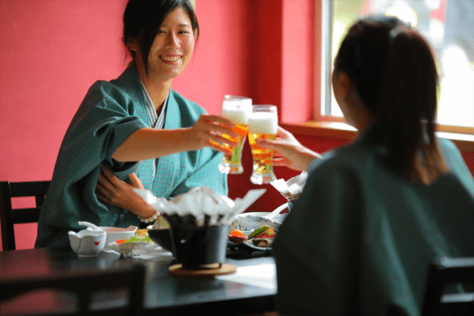 森の湯 山静館 【航空券パック】お気軽プラン！登別の“おいしい”を少しずつ♪女性やご年配の方におススメの『海鮮鍋』プラン