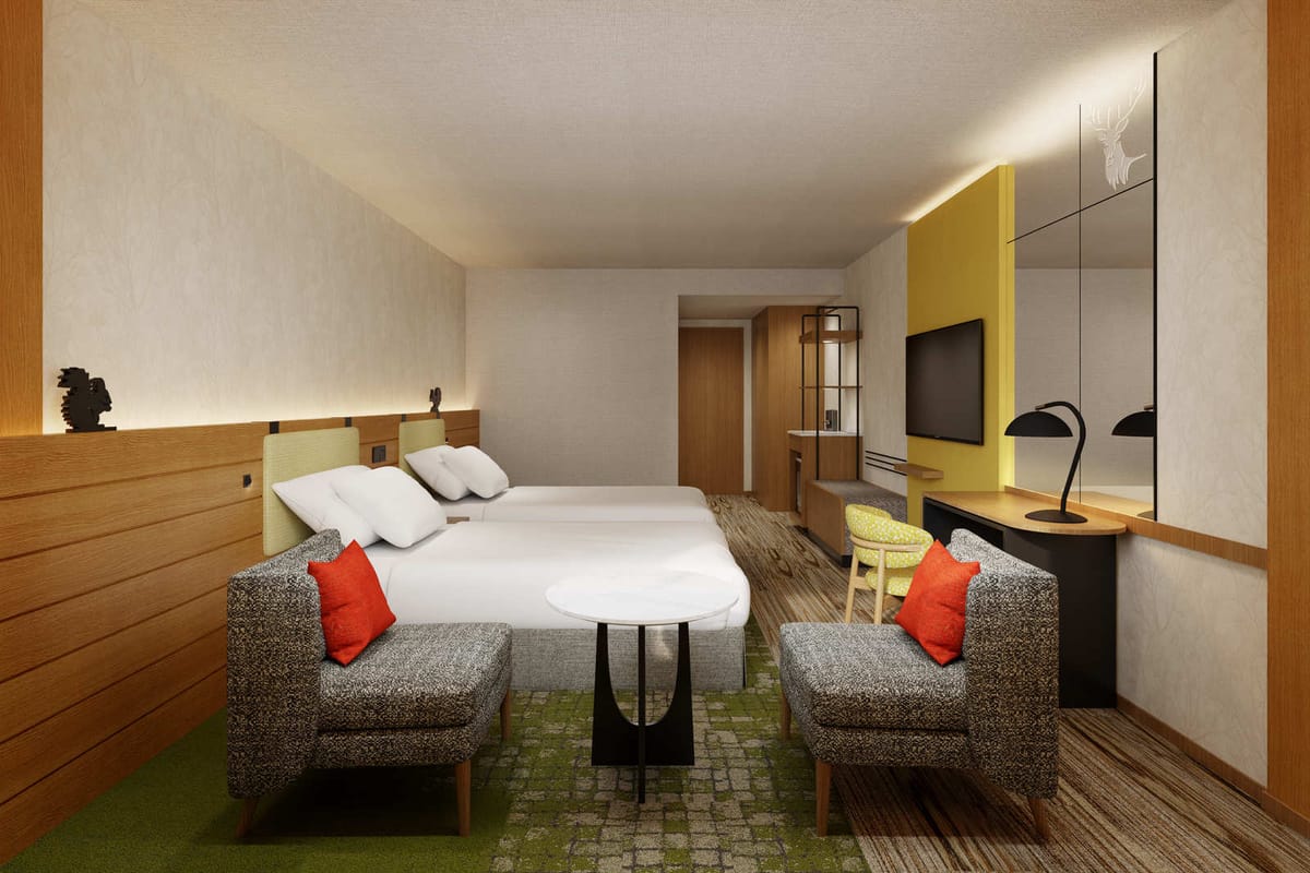 ニセコノーザンリゾート・アンヌプリ 【デラックスハリウッドツイン】〔30㎡・禁煙〕