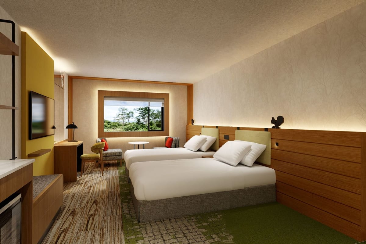 ニセコノーザンリゾート・アンヌプリ 【デラックスハリウッドツイン◆バス・トイレ セパレート】〔30㎡・禁煙〕