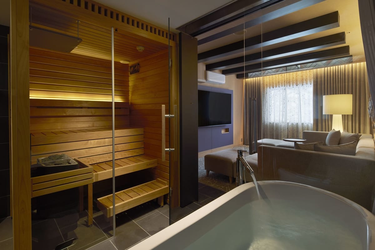 ニセコノーザンリゾート・アンヌプリ 【デラックススイート◆サウナ付き】〔60㎡・禁煙〕~最上級の癒し~