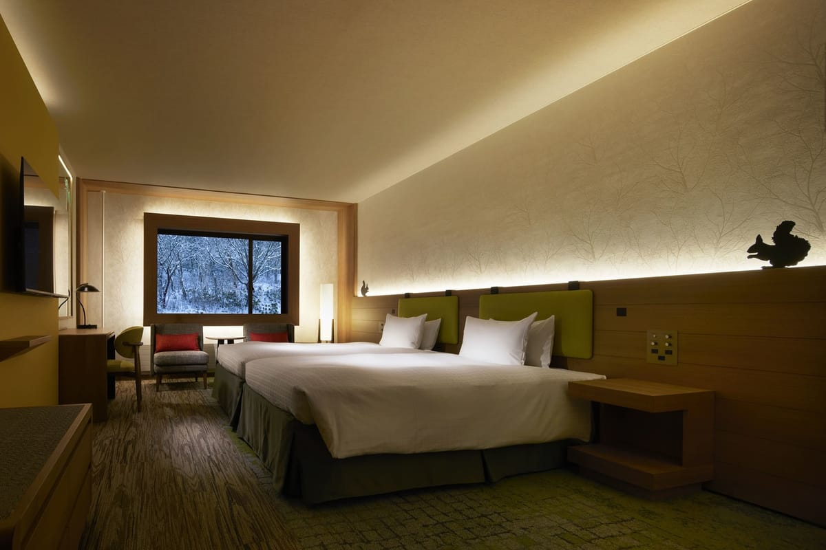 ニセコノーザンリゾート・アンヌプリ 【デラックスハリウッドツイン◆バス・トイレ セパレート】〔30㎡・禁煙〕