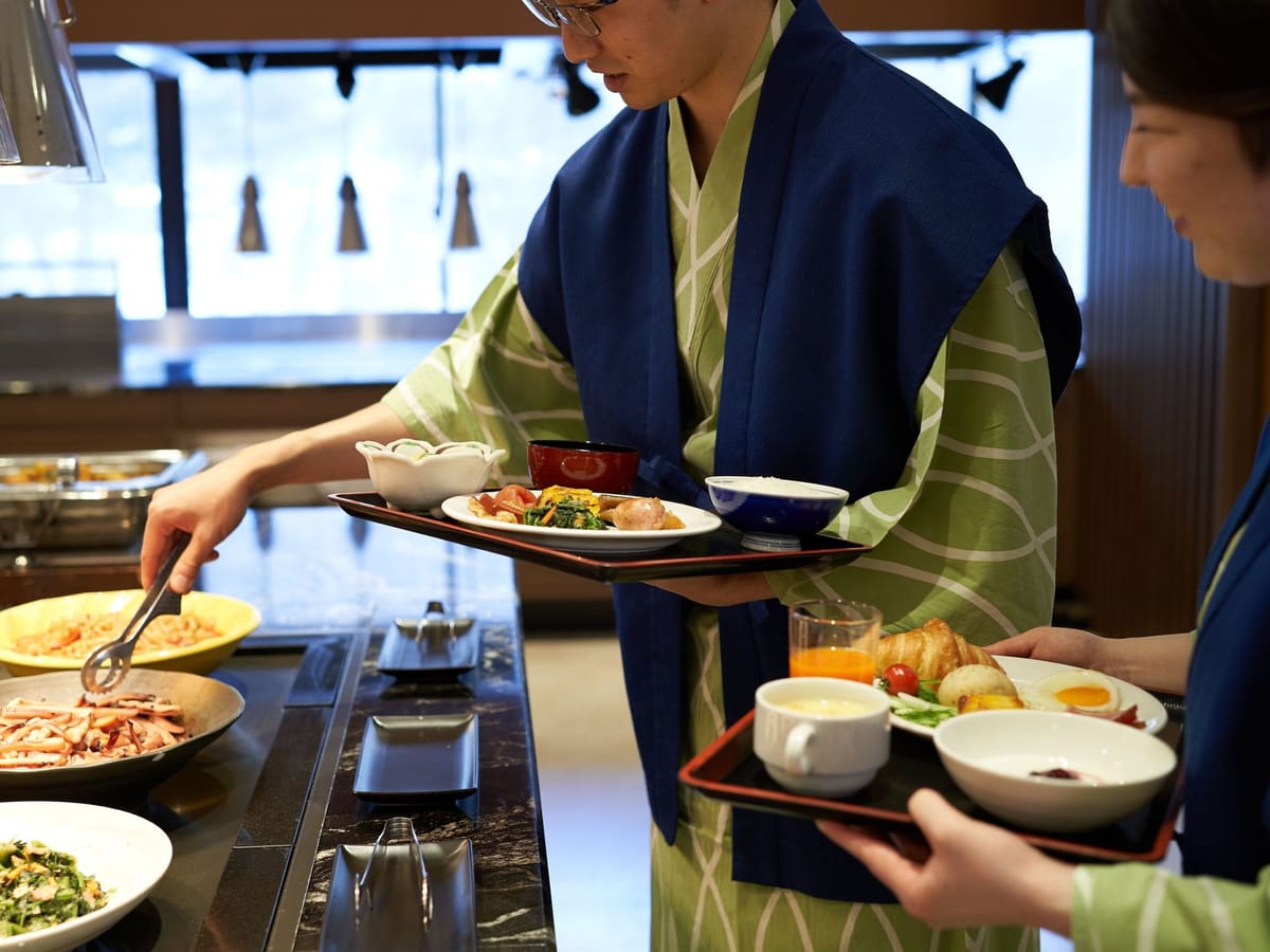 第一滝本館 【遅い到着でもOK！】朝食だけの手軽な宿泊プラン／ビュッフェ朝食付