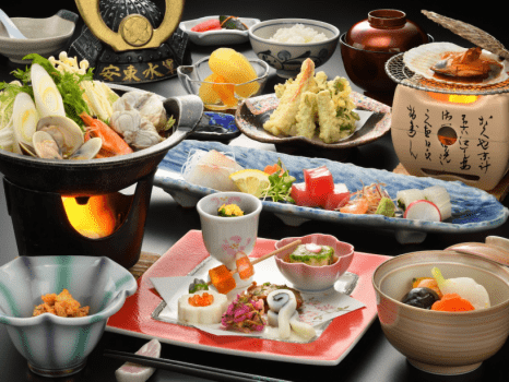 鯵ヶ沢温泉 水軍の宿 【早期割30】「幻の魚イトウ」「選べる鮮魚の炭火焼」さらに国産黒毛和牛も！■贅沢三昧「松御膳」プラン■オールインクルーシブ■DP