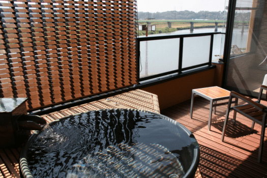 山鹿温泉 清流荘 ◆水鏡庵◆ジュニアスイート 露天風呂付和洋室 70㎡