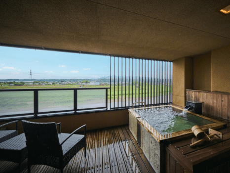 山鹿温泉 清流荘 ◆水鏡庵◆ジュニアスイート 露天風呂付和洋室 70㎡