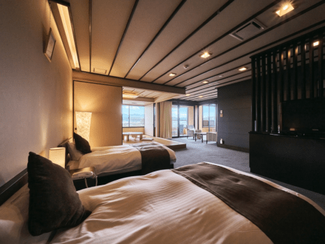 山鹿温泉 清流荘 ◆水鏡庵◆スイートルーム 露天風呂付和洋室 90㎡