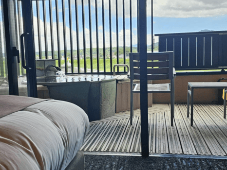 山鹿温泉 清流荘 ◆水鏡庵◆ UD ジュニアスイート 露天風呂付洋室ツイン 70㎡