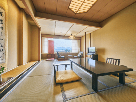 山鹿温泉 清流荘 ■鹿門亭■和室10畳+3畳 バス・トイレ付き※川側のお部屋※