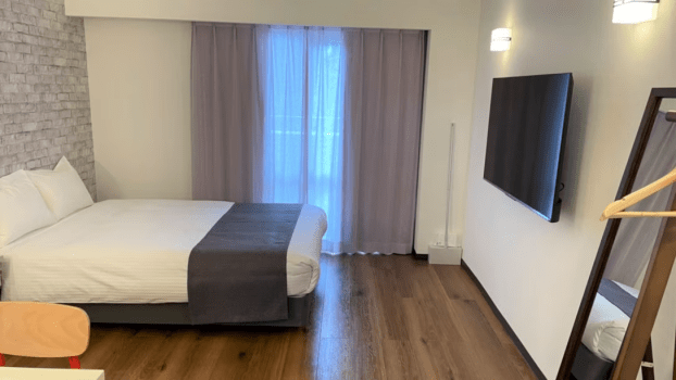 New Normal Hotel in NAMINOUE ユニバーサルデザインルーム【1ベッド】(1～2名様)※バスタブ無