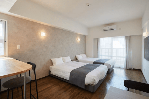New Normal Hotel in NAMINOUE デラックスダブル【2ベッド】(1~4名様)