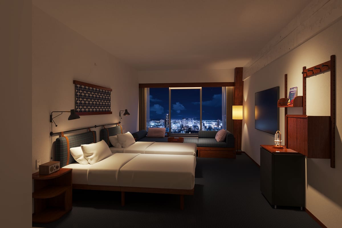 South Gate Hotel Okinawa グランドツイン（シティサイド）