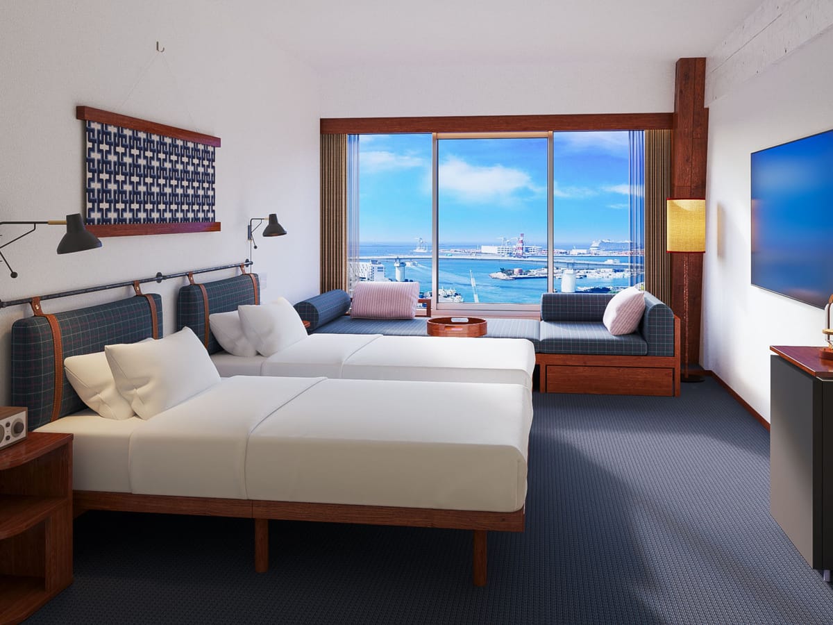 South Gate Hotel Okinawa グランドツイン（ベイサイド）
