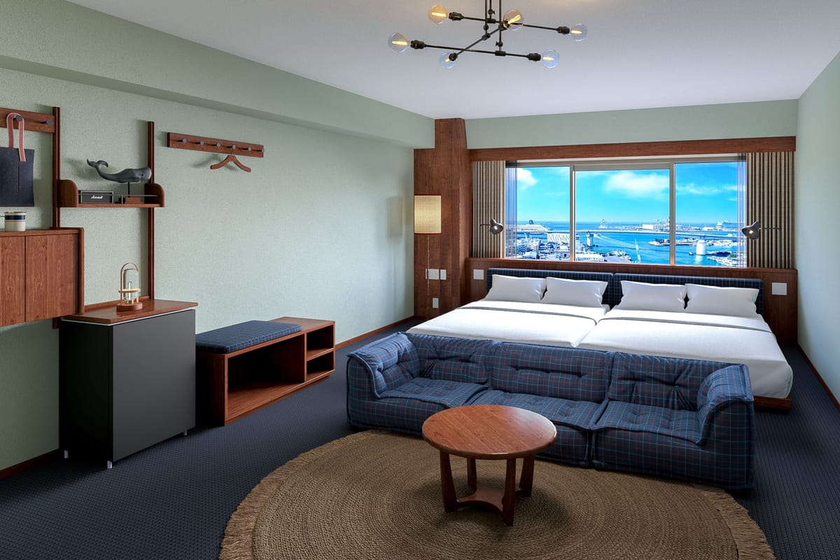 South Gate Hotel Okinawa コンフォート(ダブルベッド2台/洗濯機)