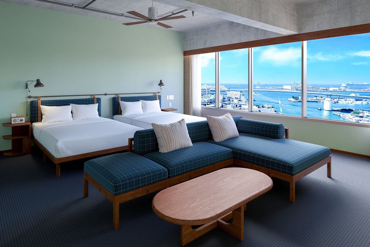 South Gate Hotel Okinawa コンフォートデラックス(ダブルベッド2台/洗濯機)