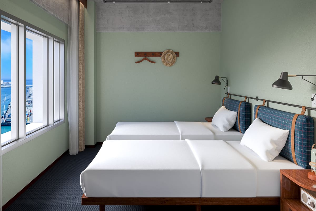 South Gate Hotel Okinawa プレミアムコーナー ベイサイド(2ベッドルーム/洗濯機)