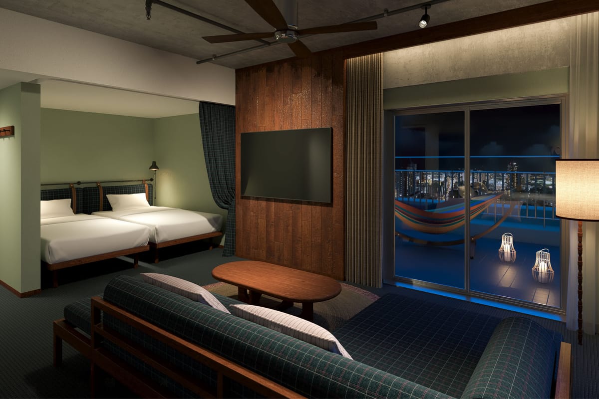 South Gate Hotel Okinawa プレミアコーナー テラス(2ベッドルーム/洗濯機)