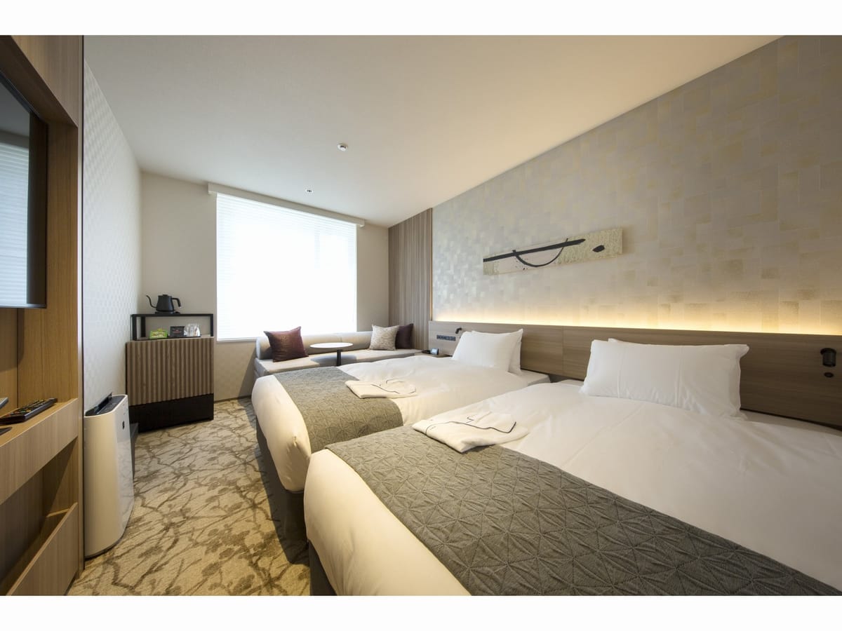 静鉄ホテルプレジオ京都四条 スーペリアツインルーム(分離式バストイレ)