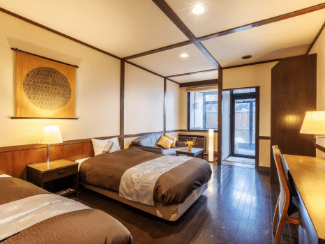 さんご草の郷 能取の荘 かがり屋 ■露天風呂付客室■スーペリアツイン◇さざ波・潮騒◇