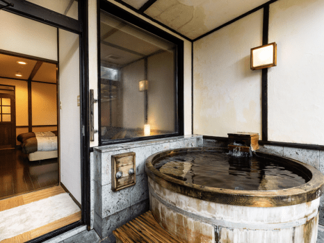 さんご草の郷 能取の荘 かがり屋 ■露天風呂付客室■スーペリアツイン◇さざ波・潮騒◇