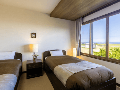 さんご草の郷 能取の荘 かがり屋 【湖の眺望】スタンダードツイン