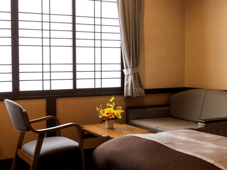 さんご草の郷 能取の荘 かがり屋 スタンダードキング<街側>