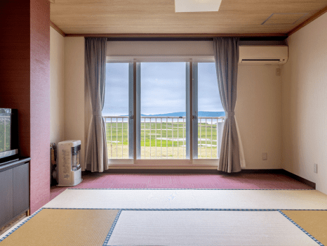 さんご草の郷 能取の荘 かがり屋 【湖の眺望】和洋室スーペリアツイン※ペット可