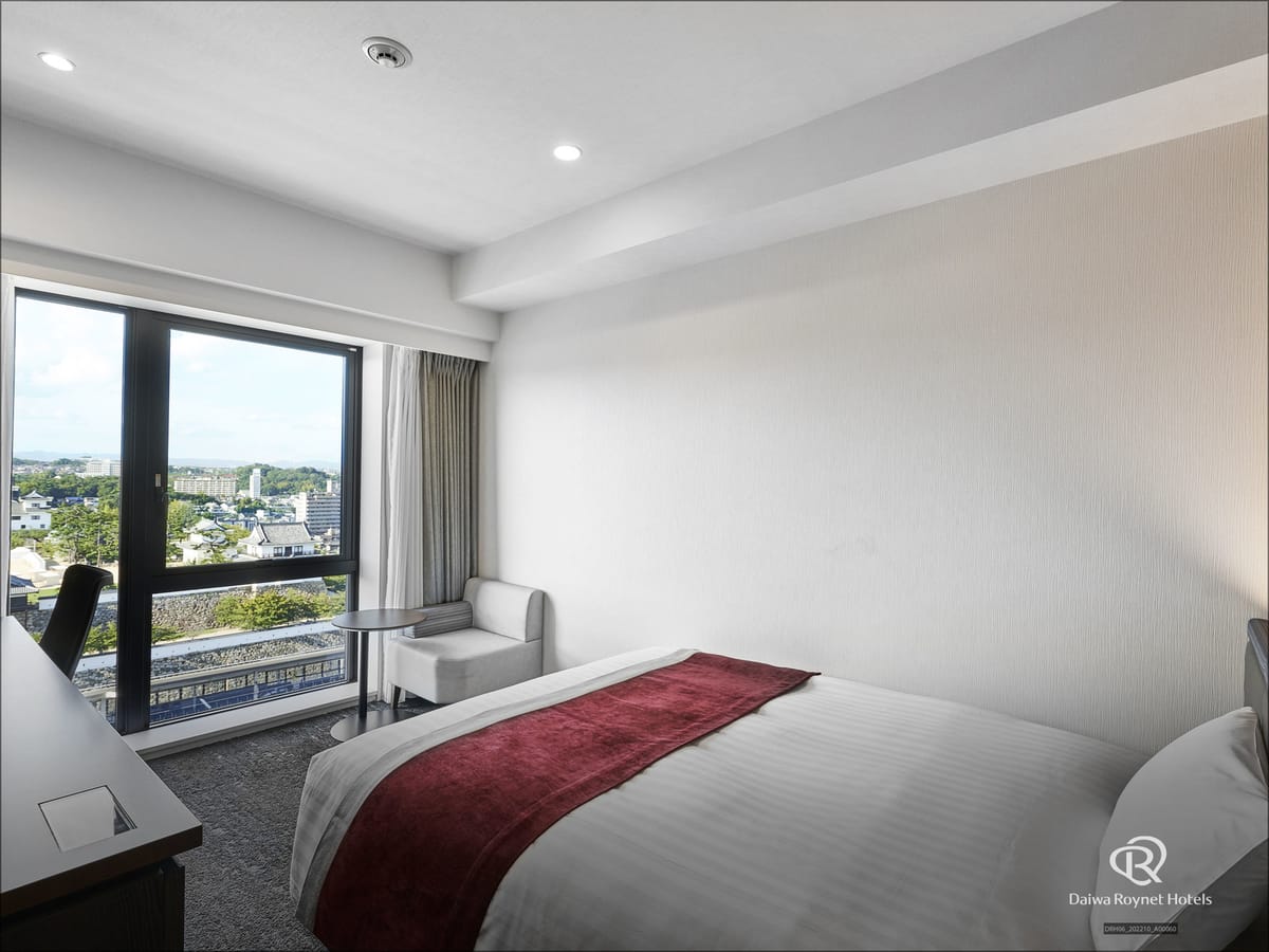 ダイワロイネットホテル福山駅前 【喫煙/キャッスルビュー】　スーペリアダブル　1名