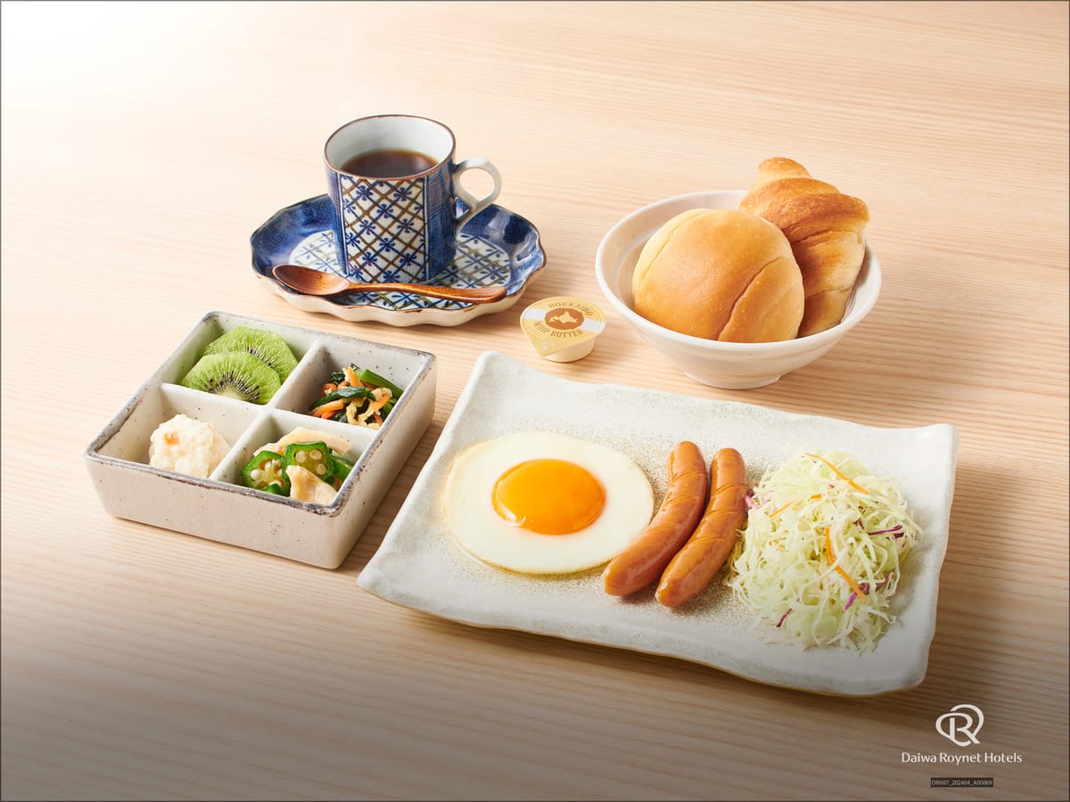 ダイワロイネットホテル博多祇園 【シンプルステイ（朝食付）】やよい軒の選べる（和食・洋食）朝定食付きプラン！