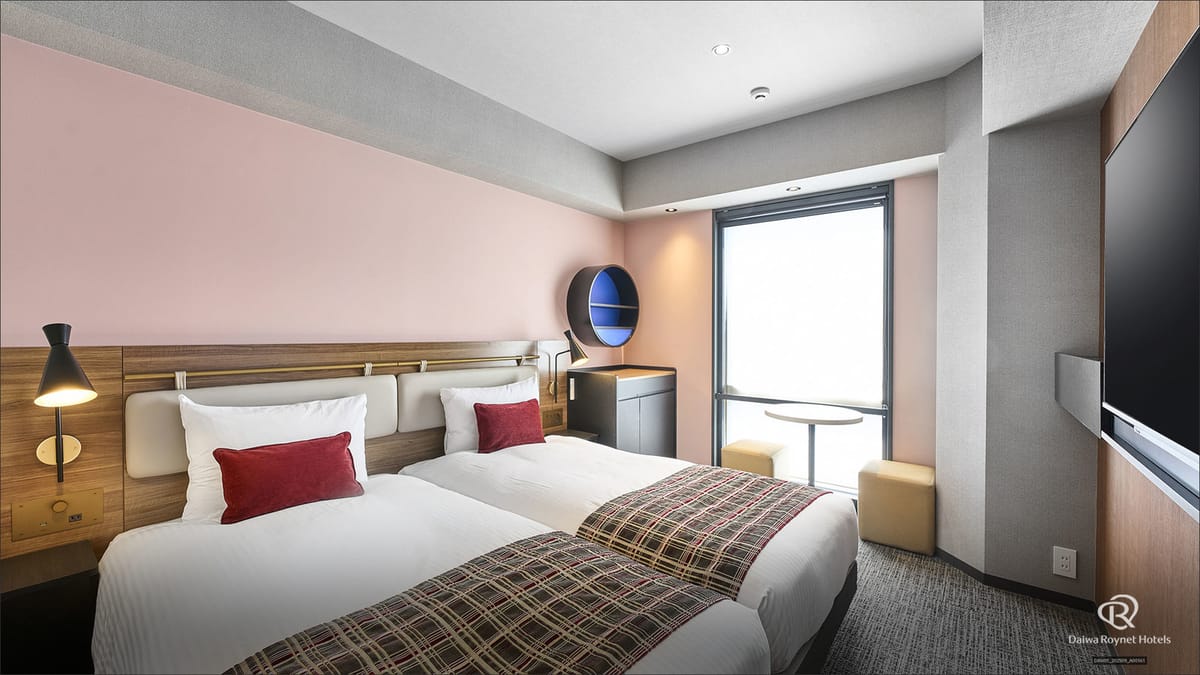 DEL style 大阪新梅田 by Daiwa Roynet Hotel 【禁煙】カップルツインルーム(20.1平米)