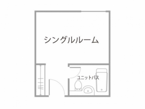 ホテルグランメール 山海荘 【禁煙】津軽富士「岩木山」を一望できるセミダブル洋室（セミダブルベッド）