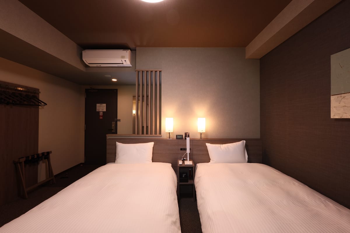 ホテルルートイン下妻 □禁煙□ ツインルーム