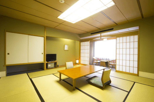 縄文のふる里　大湯温泉　ホテル鹿角 【禁煙】【和室10畳＋踏込】6名様の場合12.5畳＋踏込